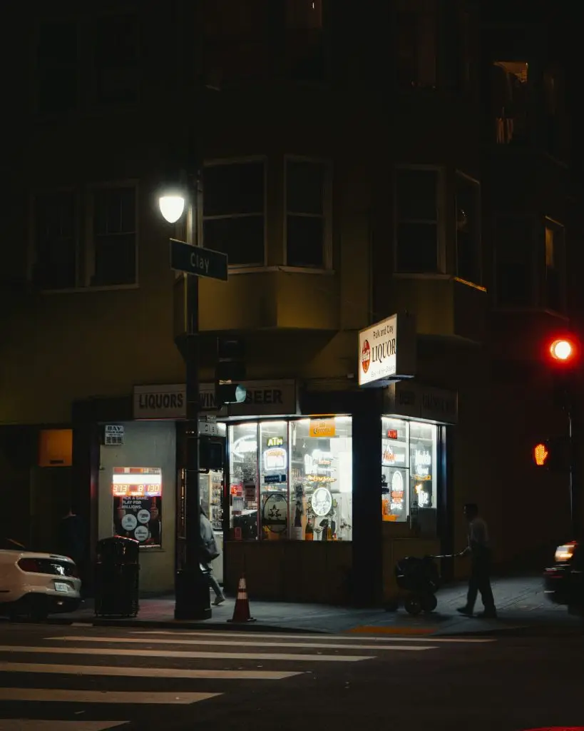 shop at night danger